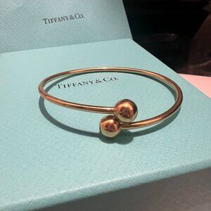Tiffany & Co. Hardwear Ball Bypass Bracelet 18k Yellow Gold
